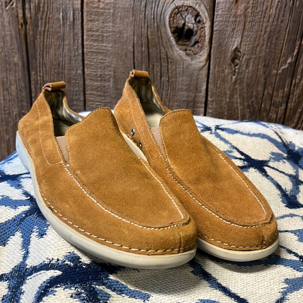 Sperry Top Rider Suede Slip ons